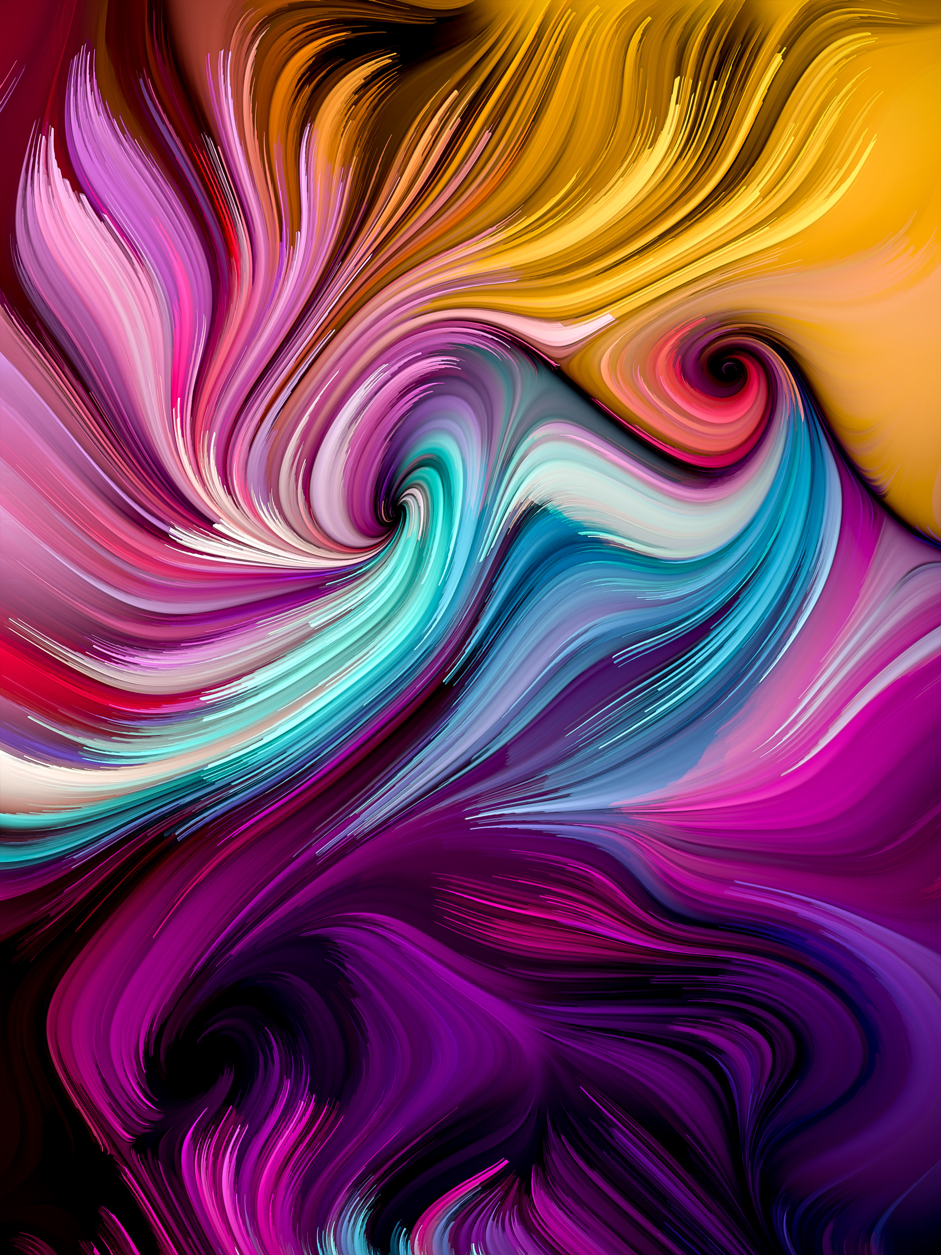 Colorful Paint Abstract